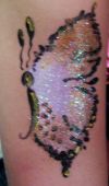 glitter butterfly pics tattoos